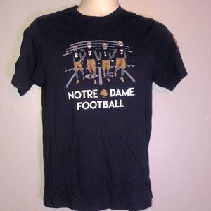 Notre Dame Football Navy Blue T-Shirt Men’s Small